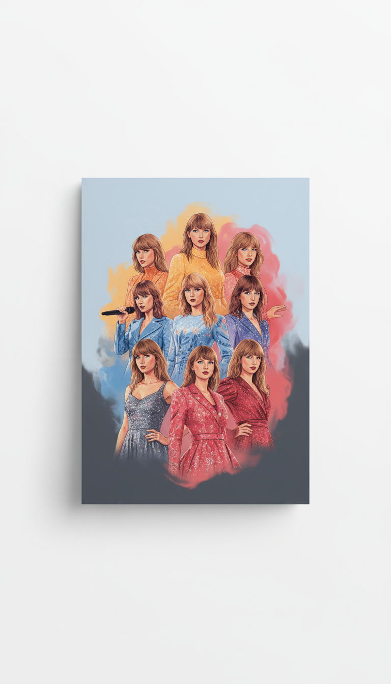Unframed Taylor Swift Eras Tour Poster