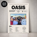 Oasis Heaton Park 16th July 2026 Setlist Poster