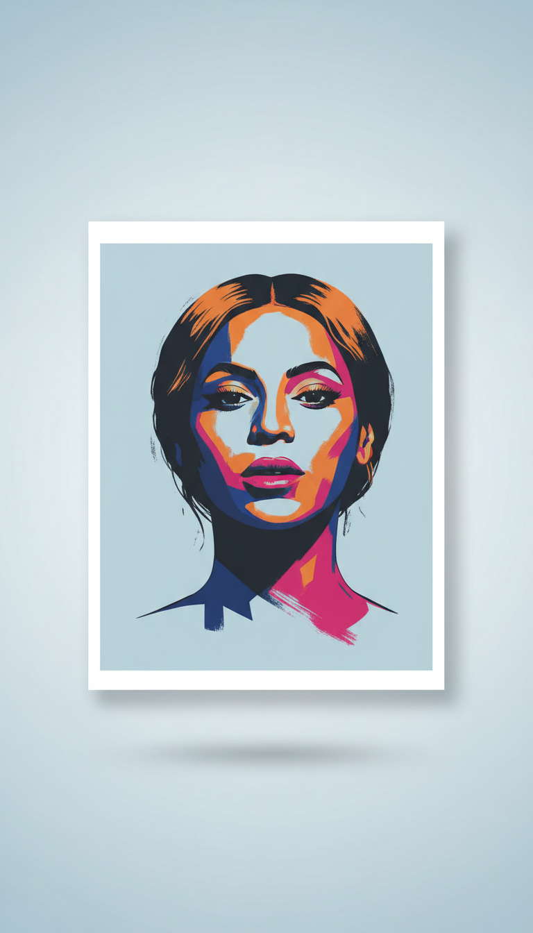 Unframed Beyoncé Renaissance World Tour Poster